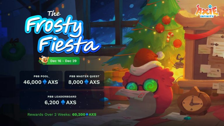 Axie Infinity Launches Frosty Fiesta: Double Rewards And Simplified Missions - EGamers.io - P2E NFT Games Portal