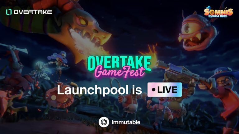 OVERTAKE Launches GameFest With New Somnis: Rumble Rush Quest - EGamers.io - P2E NFT Games Portal