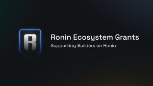 Ronin Network Launches $10M Grant Program To Fuel Web3 Development - EGamers.io - P2E NFT Games Portal