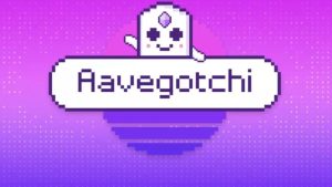 Pixelcraft sunsets Aavegotchi L3 Geist and leaves Polygon for Base