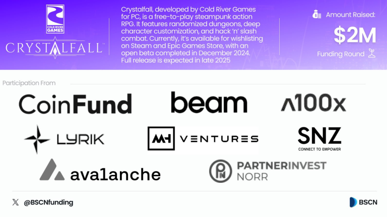 Cold River Games Raises $2M To Launch Steampunk ARPG Crystalfall In 2025 - EGamers.io - P2E NFT Games Portal