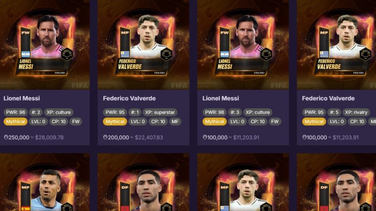 Lionel Messi is now live in FIFA Rivals; from $11,204
