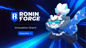 Ronin Forge Innovation Grant is awarding up to $50,000 per app or game