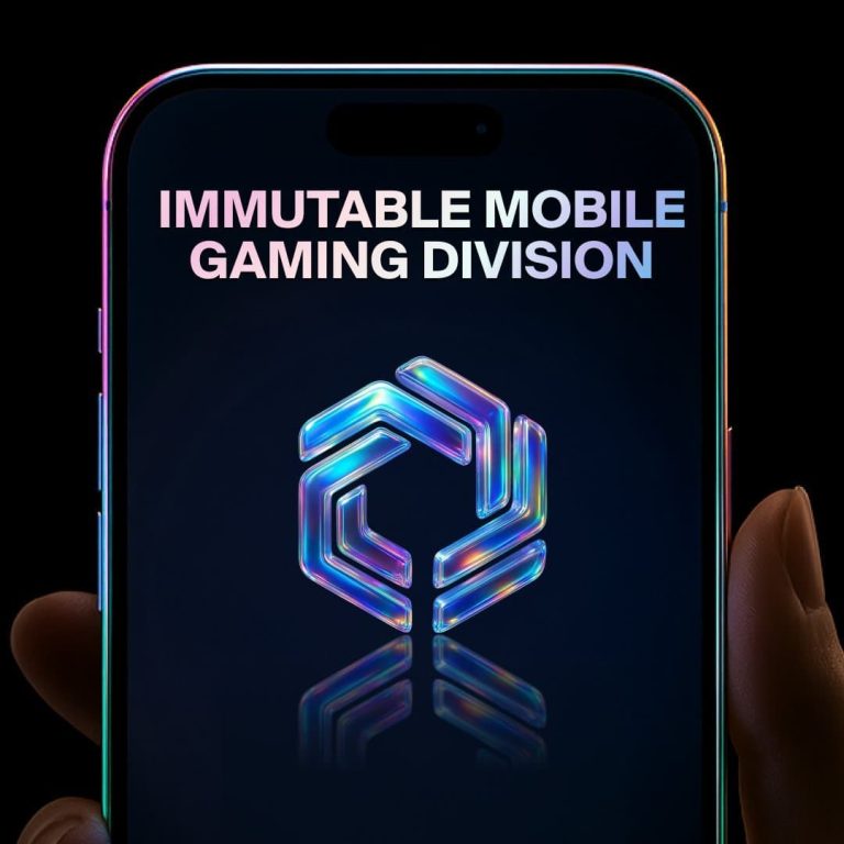 Mobile Gaming Powerhouse Aims at $121 Billion Opportunity with Immutable Games
