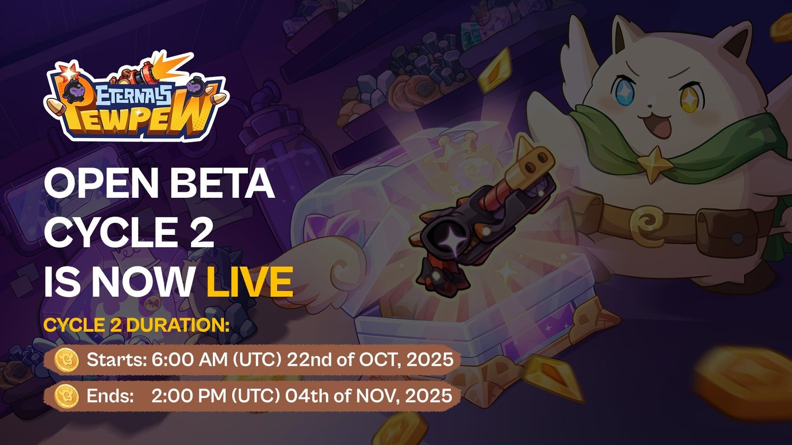 Eternals Pew Pew: B3 Partnership Marks Start of Open Beta Cycle 2