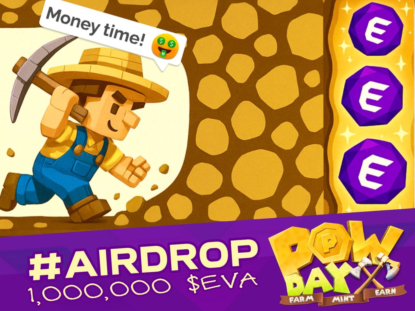 Evah Studio Rolls Out $EVA Token Featuring Airdrop and New Powday Farm Integration