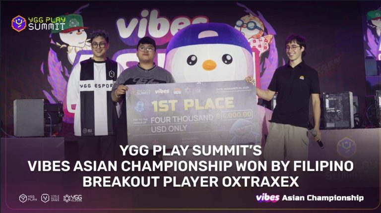 Oxtraxex Triumphs at Inaugural Vibes Asian Championship at YGG Summit