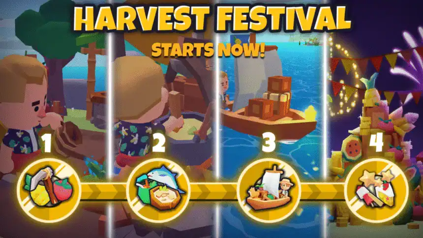 harvest festival image Paradise Tycoon launched its biggest in-game event, the Harvest Festival, starting with the Farming Fiesta on November 10, 2025. This competition involves intense agricultural activity where players grow crops to earn points, competing for a place on the leaderboard until the event concludes on November 20.