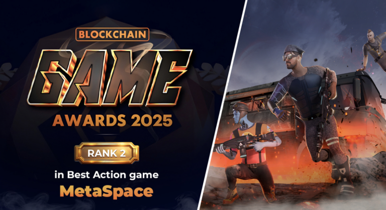 MetaSpace Claims 2nd Best Action Game at Blockchain Awards 2025