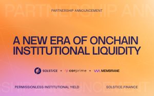 Solstice and Cor Prime Execute First Institutional Stablecoin-for-Stablecoin Repo on a Public Blockchain