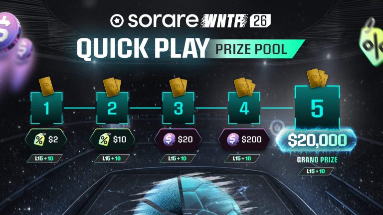 "Sorare Unveils New Winter Fast Play Competition: Win $20K in Prizes!"