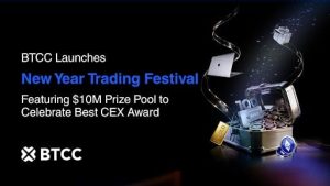 BTCC Launches 2026 New Year Trading Festival with $10 Million Prize Pool