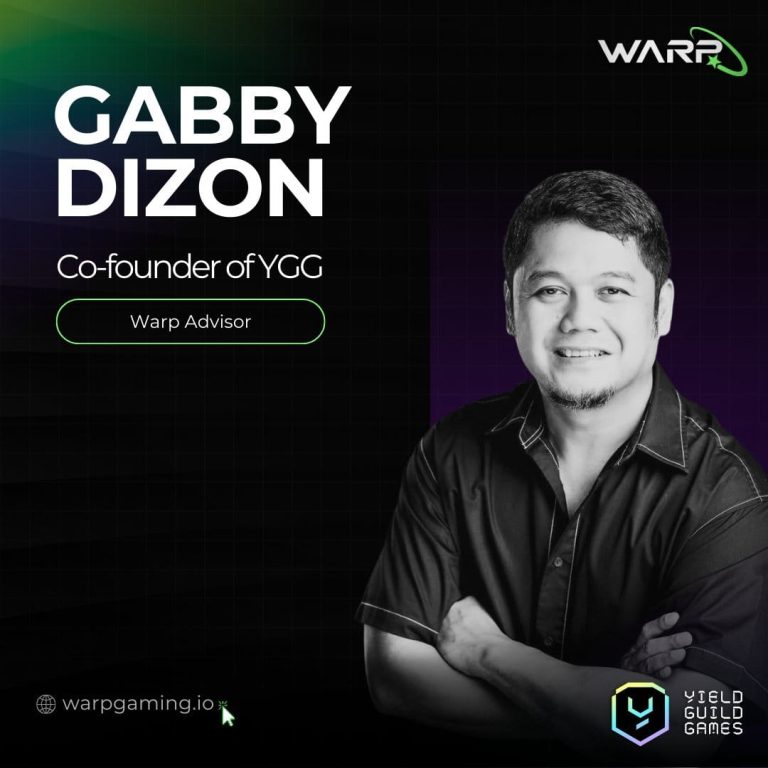 "Warp Welcomes Gabby Dizon as Strategic Advisor to Spearhead Web3 Gaming Expansion"