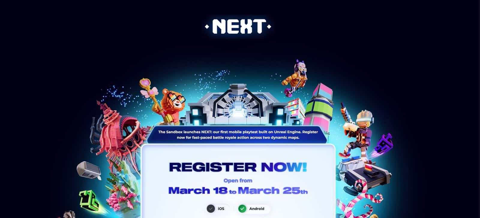 "Join the Excitement: Sign Up for the Mobile Battle Royale Playtest Beginning March 26"