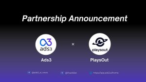 "PlaysOut and Ads3 Partnership Boosts User Engagement in Web3 Gaming"