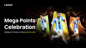 LBank Launches Mega Points Celebration with $200,000 Prize Pool
