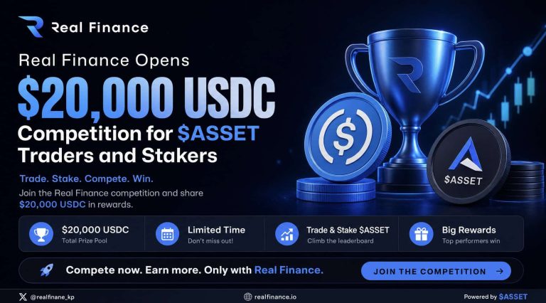 $ASSET Holders Can Earn Up To $20,000 In USDC Through New Real Finance Competition - EGamers.io - P2E NFT Games Portal