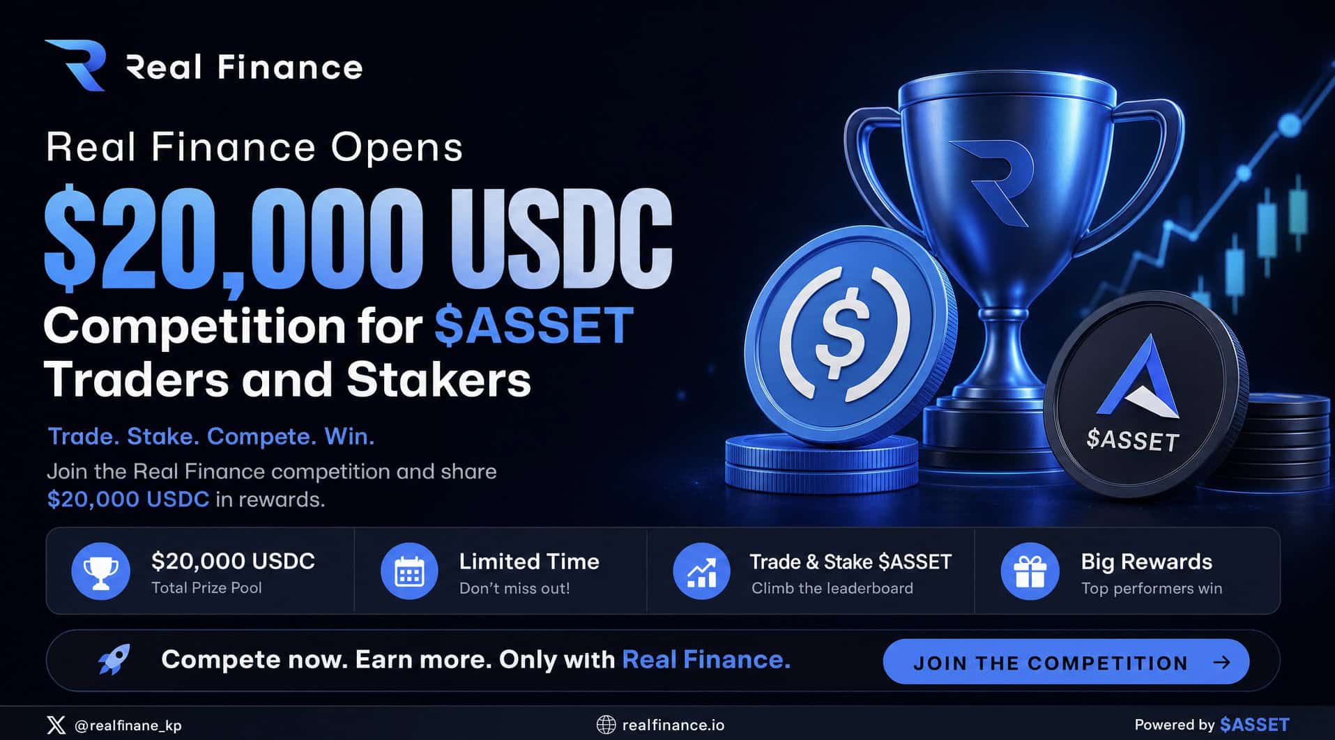 $ASSET Holders Can Earn Up To $20,000 In USDC Through New Real Finance Competition - EGamers.io - P2E NFT Games Portal
