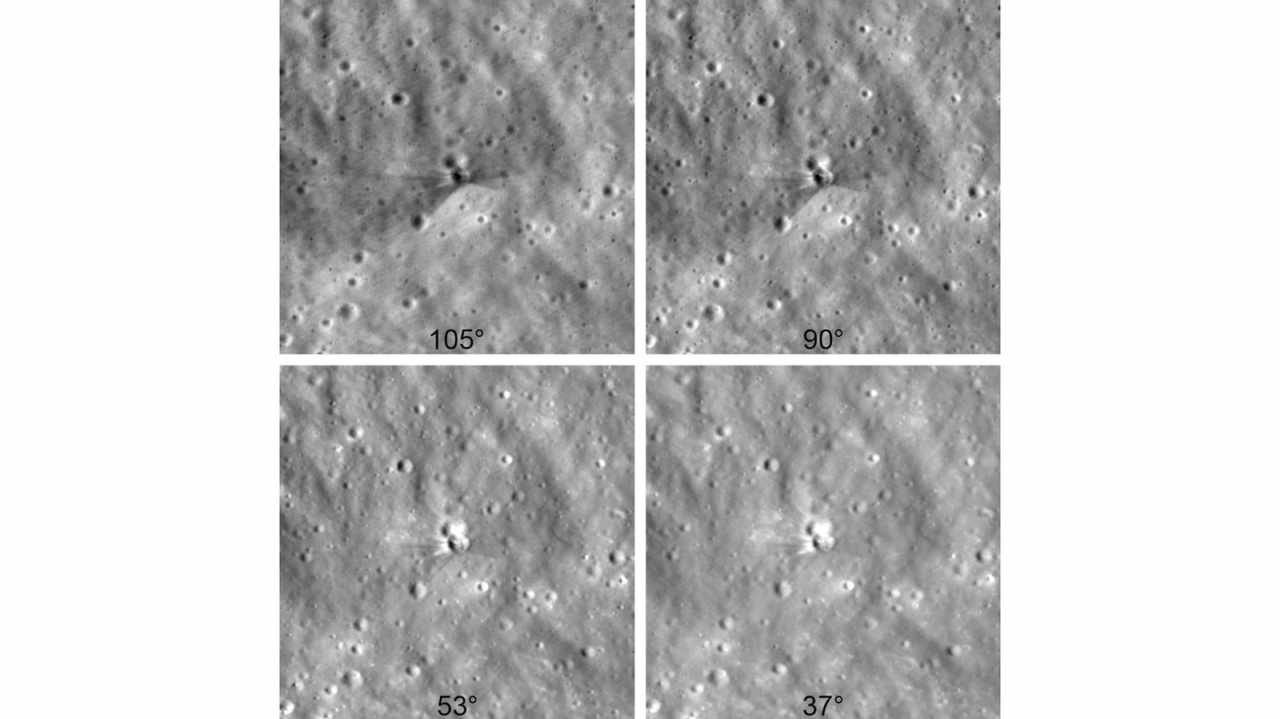 falcon 9 debris leaves a 60 foot scar on the moon and nasa just photographed it Getting the photograph took six days of orbital waiting. NASA's Lunar Reconnaissance Orbiter needed its own track and a freshly made scar on the moon to fall into alignment, and then had to roll onto its side so its cameras looked straight down at terrain 60 miles beneath it.
