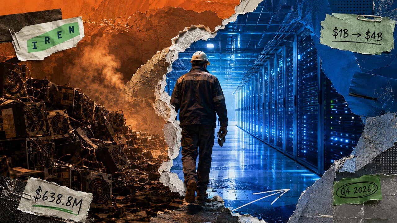 irens ai pivot is still mostly a bitcoin business 82 of fy2026 revenue came from hashing To clear room for AI tenants, IREN wrote down $638.8 million worth of mining rigs. Bitcoin still supplied 82% of the company's income.