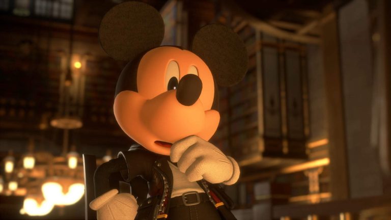 kingdom hearts 4 stops teasing d23 panel delivers the full extended trailer Mickey Mouse is now capable of folding himself flat like a sheet of paper.