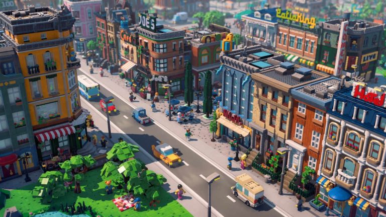 lego skylines a laid back city builder from the team now steering cities skylines ii One block at a time.