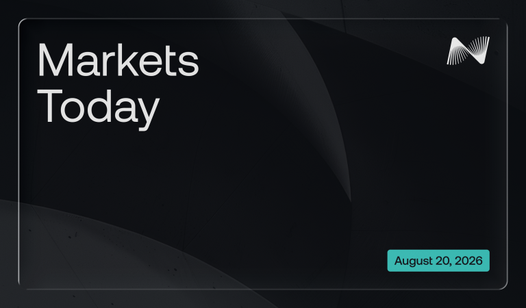 Markets Right this moment – August 20, 2026