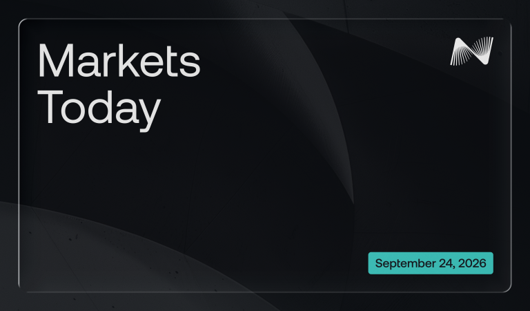 Markets At this time – September 24, 2026