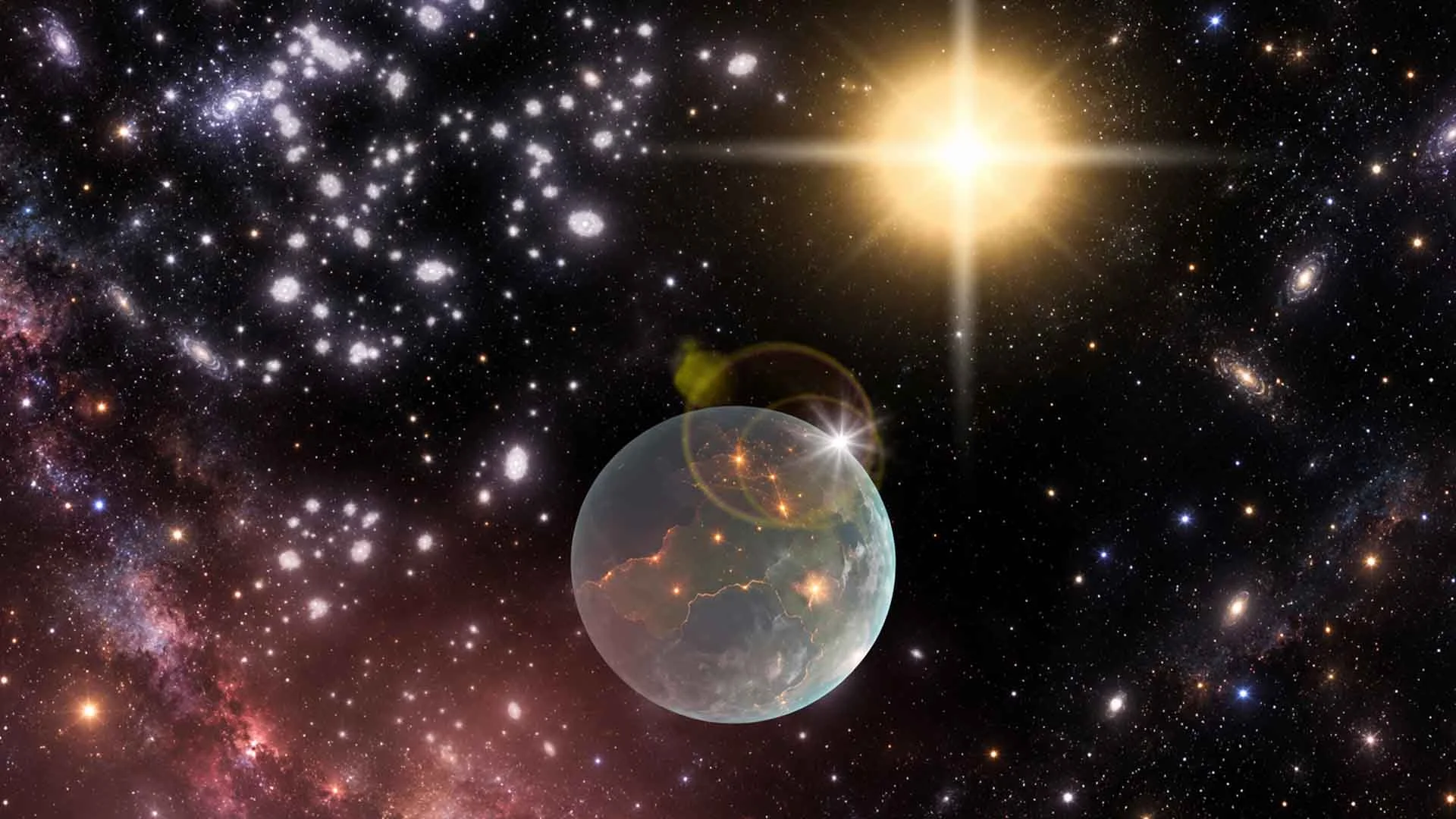 a jupiter mass object circling a brown dwarf could be the first moon found outside the solar system It's at least as massive as Jupiter, and it might be a moon.