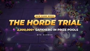 afk heroes opens the horde trial event with over 2000000 afkhero up for grabs AFK Heroes (official site), a free-to-play idle RPG built on Solana, has launched The Horde Trial, a new game mode that runs from October 25, 2026 to November 15. Prize pools across the event total more than 2,000,000 AFKHERO, split between two modes, each with its own leaderboard. Once the event wraps, the top 3 players on each leaderboard divide that board's pool.