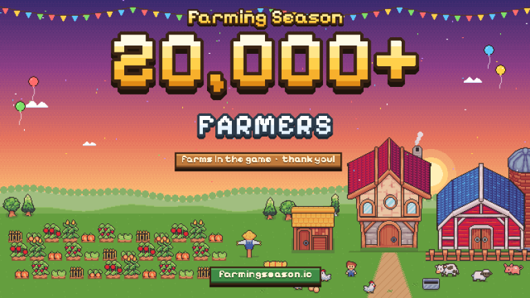 farming season reports 20000 farms in its first two weeks In Brief: