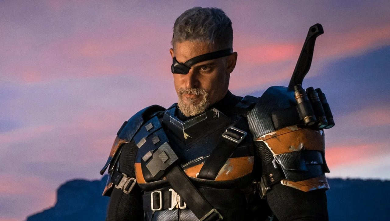 joe manganiello reflects on losing deathstroke when ben afflecks batman film was cancelled In Joe Manganiello's office sits a Deathstroke helmet, and he looks at it every single day. The reason it means so much to him has less to do with comic book films than with his time in a hospital bed.