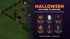 kintaras halloween event lets players trade candy corn for a pumpkin carriage mount In Brief: