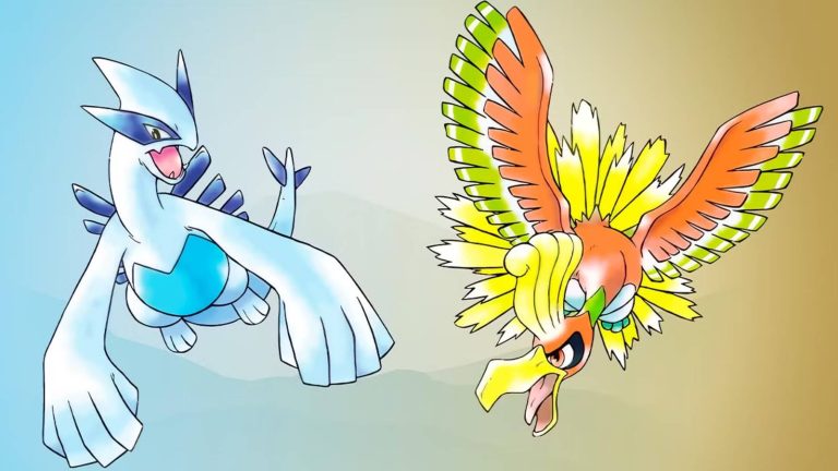 pokemon gold and silver come back as 30th anniversary shirts packed in replica Lugia and Ho-Oh are printed on black cotton again, in the same poses they held on the Pokémon Gold and Silver boxes back in 1999. Each shirt also arrives folded inside a copy of that box.