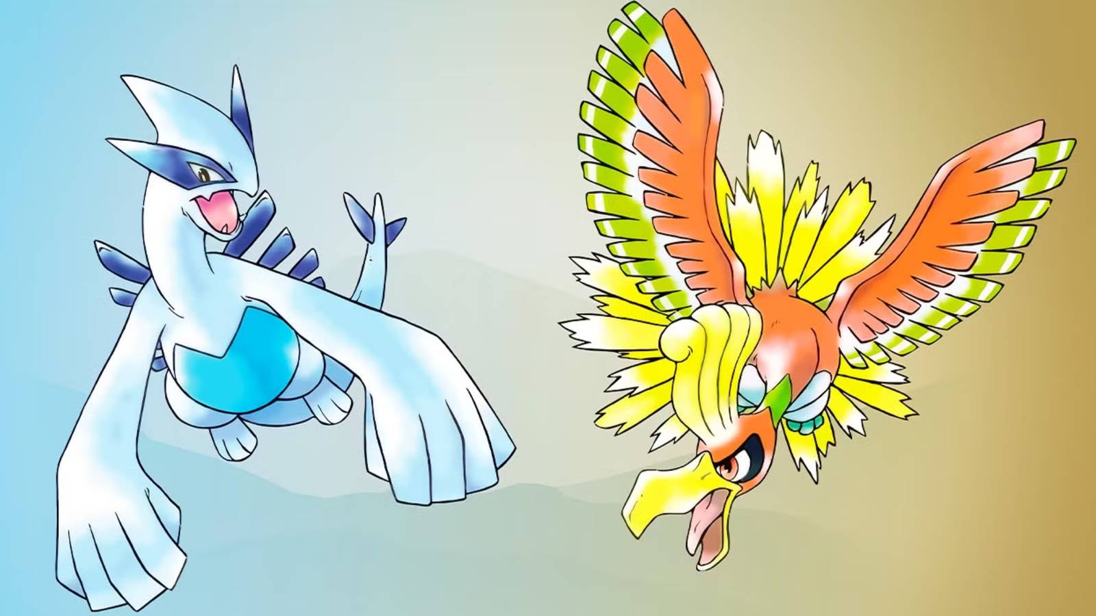 pokemon gold and silver come back as 30th anniversary shirts packed in replica Lugia and Ho-Oh are printed on black cotton again, in the same poses they held on the Pokémon Gold and Silver boxes back in 1999. Each shirt also arrives folded inside a copy of that box.