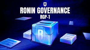 Ronin opens community governance with treasury liquidity plan