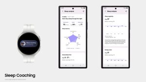 samsung health cuts sleep coaching requirement from a full week to just three nights Until now, Samsung's Sleep Coaching wouldn't offer any coaching until it had collected a full week of back-to-back sleep data within a month. That threshold has dropped to three days, and those days no longer need to be consecutive.